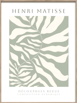 Innrammet canvas Matisse Sage I 60x80