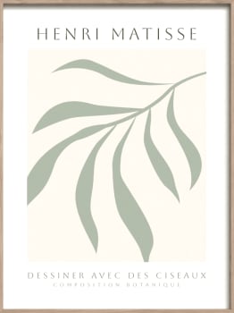 Innrammet canvas Matisse Sage II 60x80