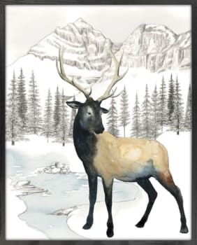 Bilde Winter Elk I 50x70