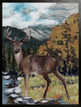 Bilde Stag in the Wild 60x80
