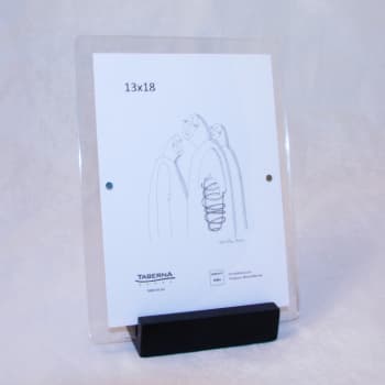 Ramme Galant Plexi sort base 10x15