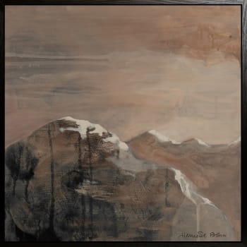 Canvas sort svevelist Go within 100x100 / Henriette Roka