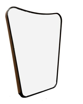 Speil Falcon matt black 55x80