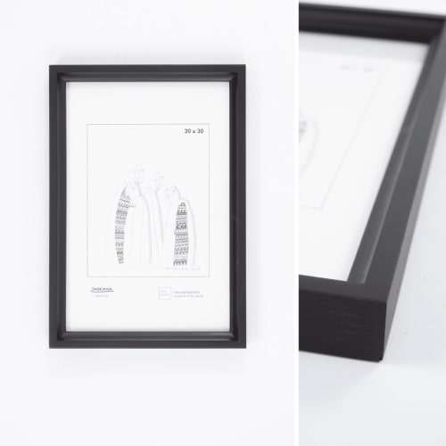 Ramme Bjorli sort 15x20