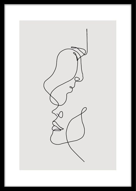 Framepic Linear II 50x70 m/ sort list