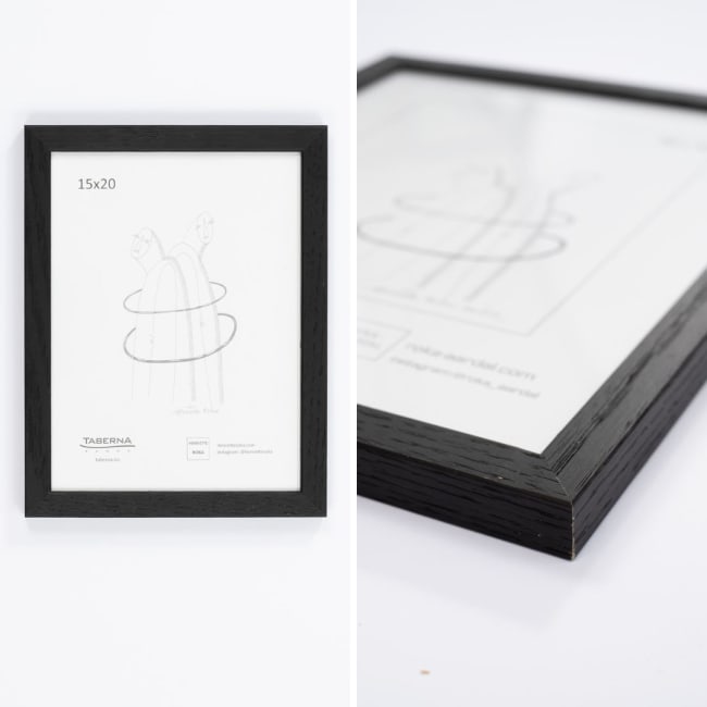 Ramme Vinstra sort eik 20x30