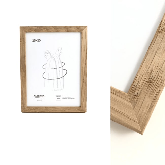 Ramme Vinstra eik natur 30x40