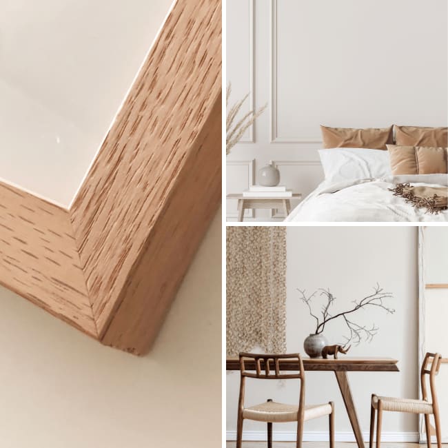 Ramme Rondane eik natur 70x100