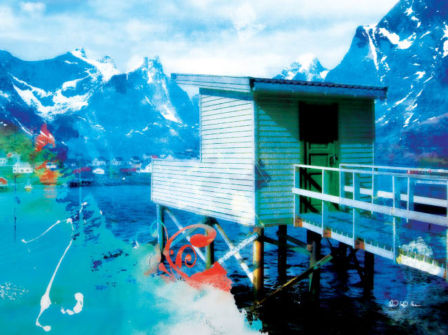 Canvas Solgård / Båthus 80x110