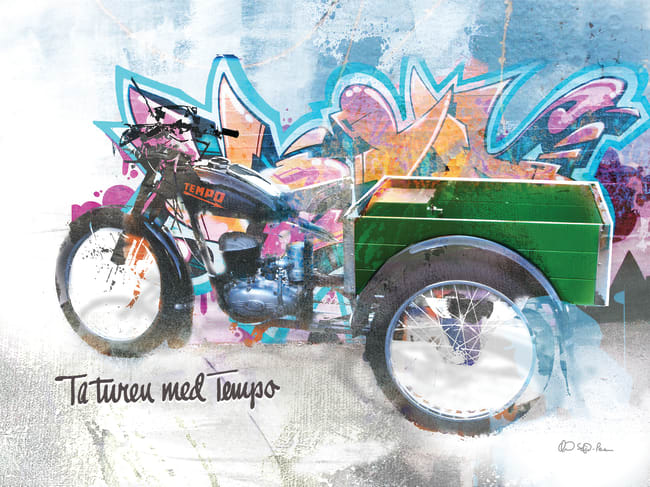 Canvas Solgård / Tempo 80x110