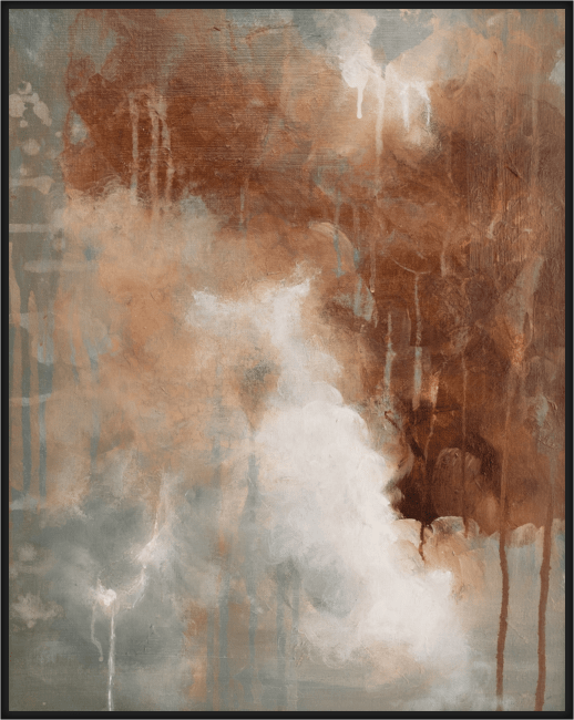 Canvas sort svevelist I´m still dancing 90x120 / Roka-Aardal