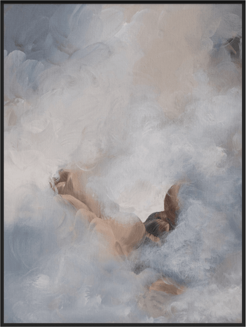 Canvas sort svevelist Just let me adore you 90x120 / Roka-Aardal UTGÅTT