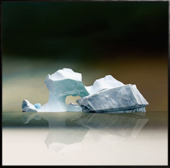 Canvas sort svevelist Glacier III 113x113 / Roy Chr. Lauritsen