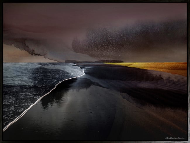 Canvas sort svevelist Natural Transition 90x120 / Roy Chr. Lauritsen