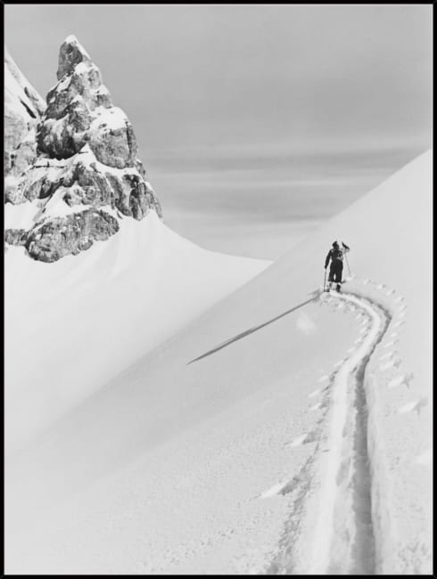 Innrammet canvas Vinteridyll 60x80