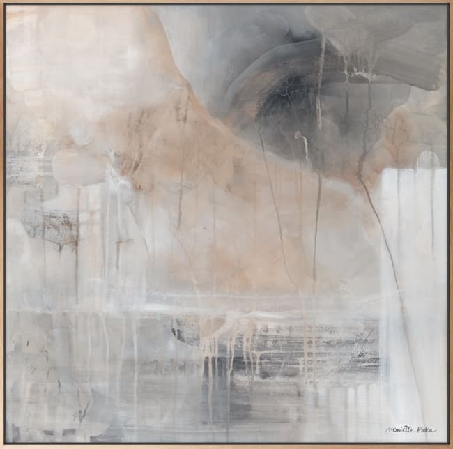Canvas eik svevelist My shadow days are over 113x113 / Henriette Roka