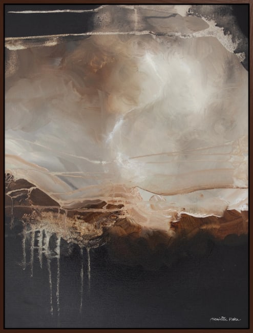 Canvas brun svevelist That's all I want 90x120 / Henriette Roka