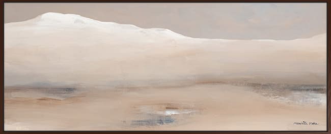 Canvas brun svevelist Just go within 60x150 / Henriette Roka