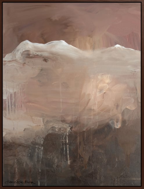 Canvas brun svevelist A place to hide 90x120 / Henriette Roka