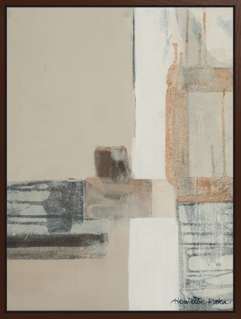 Canvas brun svevelist Confluence 80x100 / Henriette Roka
