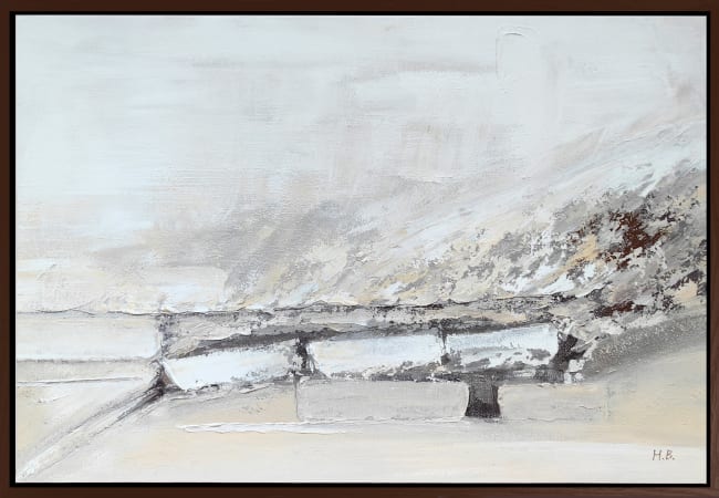 Maleri Soft Horizon 80x120 brun svevelist