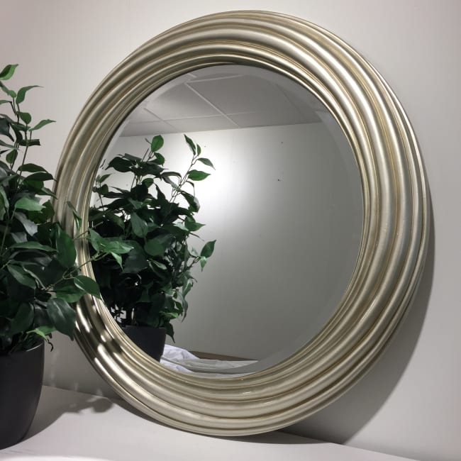 Speil Capri ant.Sølv Ø66 cm