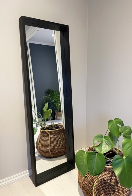 Speil Kvitfjell lodge black 45x150/47x152