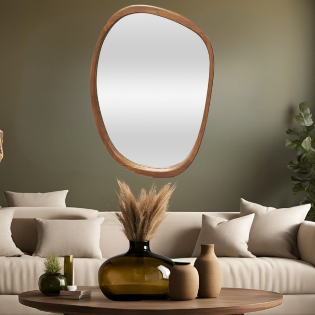 Speil Heritage organic brown 70x100 UTGÅTT