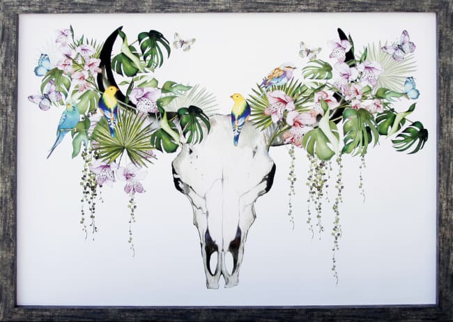 Bilde Tropical Skull 60x80