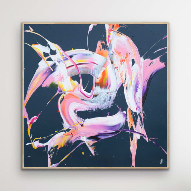 Canvas m/svevelist Less is more #14 113x113 / Jacob Lund UTGÅTT