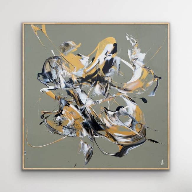 Canvas m/svevelist Less is more #12 113x113 / Jacob Lund UTGÅTT