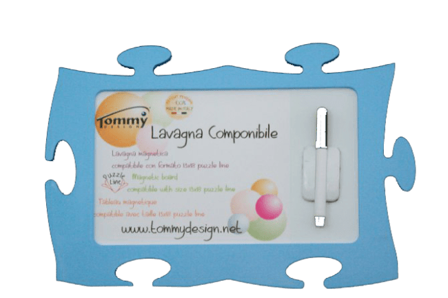 Whiteboard frame 30x18 blå