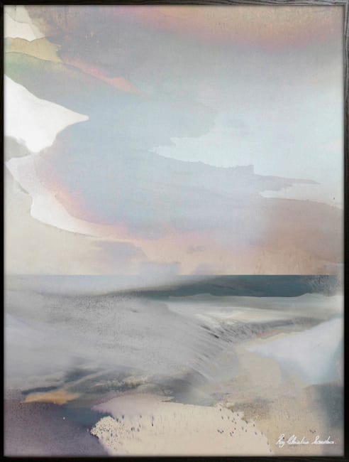 Canvas sort svevelist Emotion V 90x120 / Roy Chr. Lauritsen UTGÅTT