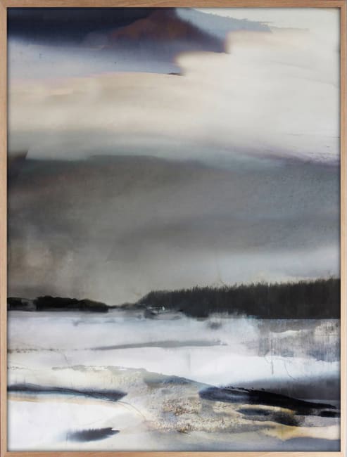 Canvas eik svevelist Abstract Landscape I 90x120 / Roy Chr. Lauritsen