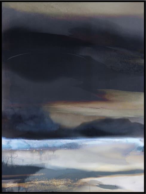 Canvas m/svevelist Abstract Landscape II 90x120 / Roy Chr. Lauritsen UTGÅTT