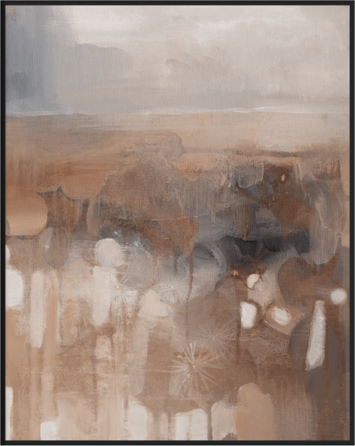 Canvas sort svevelist Your heart will rescue me 90x120 / Roka-Aardal