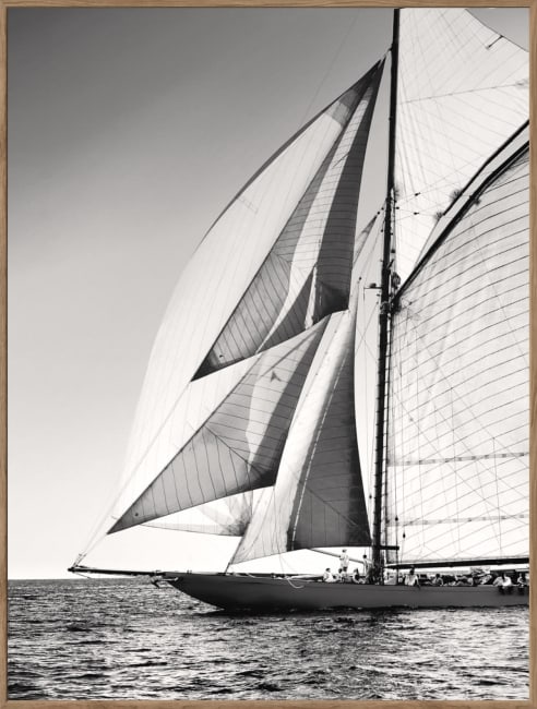Innrammet canvas Sails I 60x80