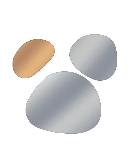 Speil Trendy color set of 3