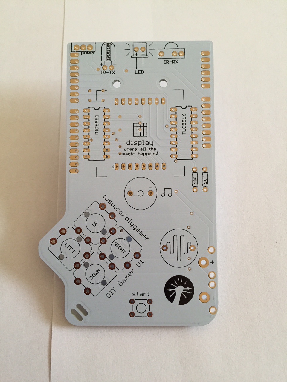 DIY Gamer Kit Printer Circuit Board
