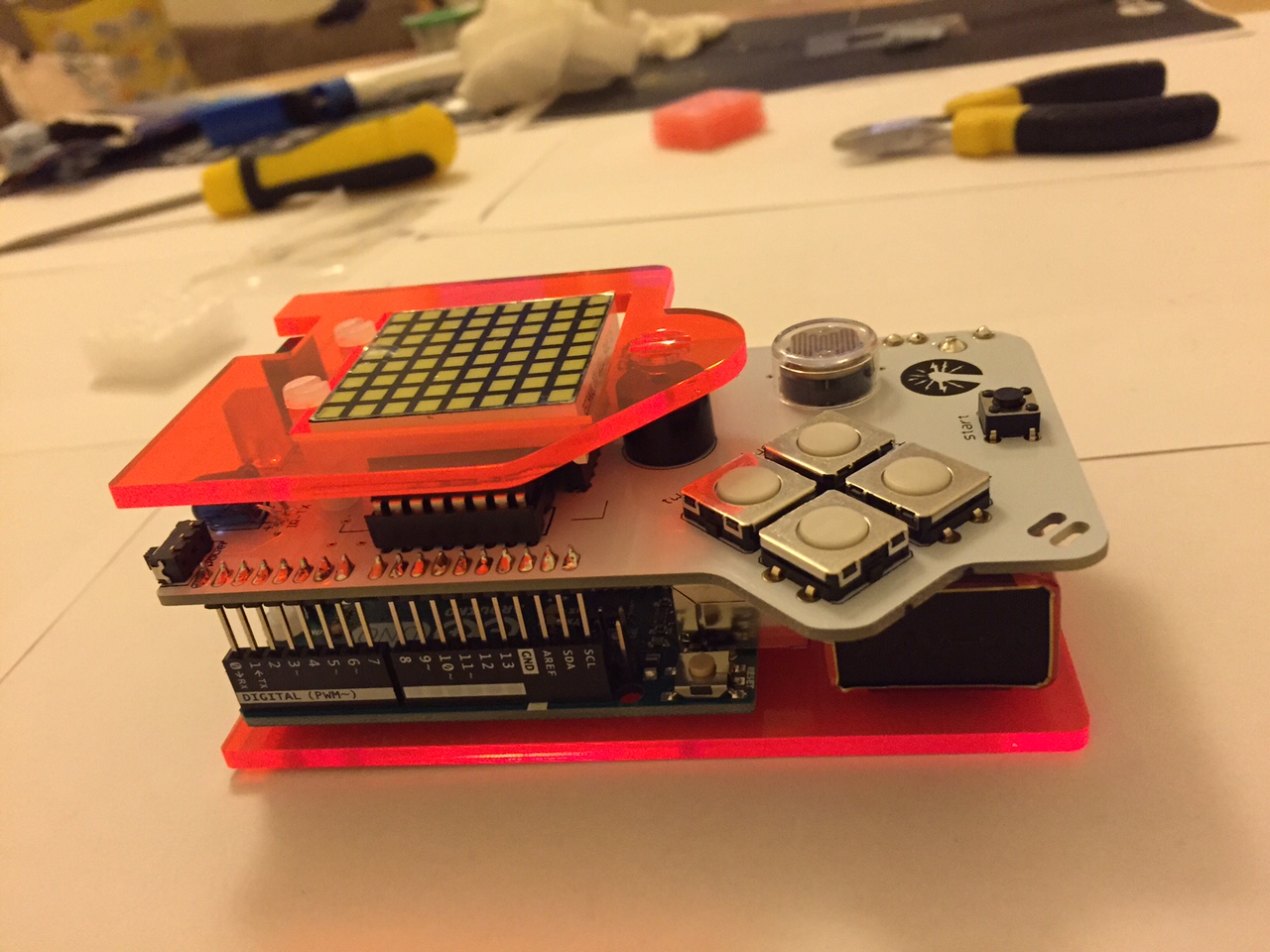 DIY Gamer Kit in plastic housing