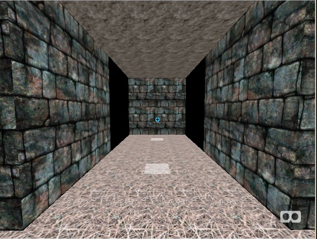 Cardboard Dungeon with no lighting