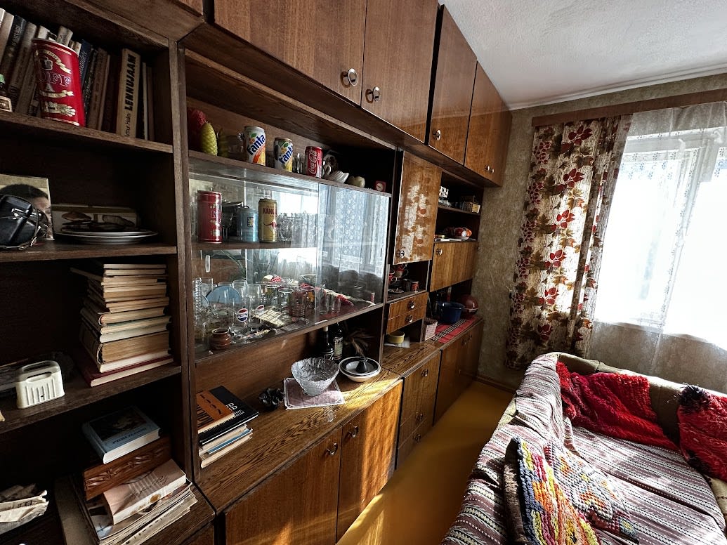 A collective farmer building from the Soviet era