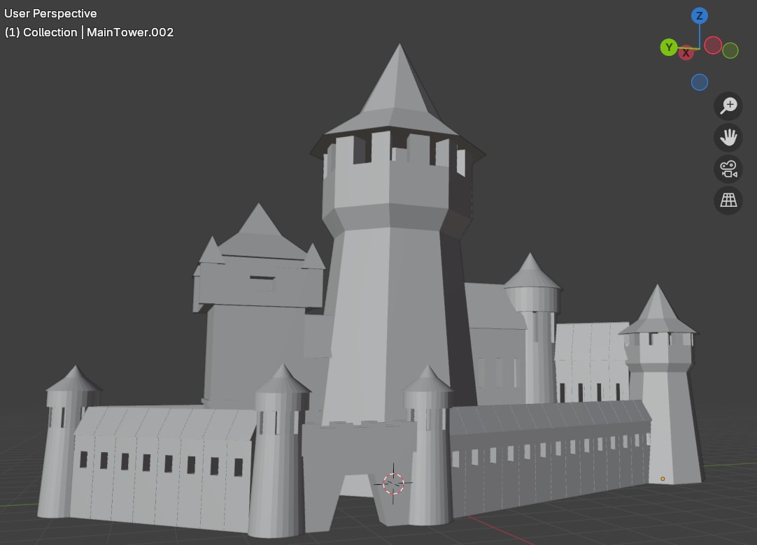 Low Poly Castle