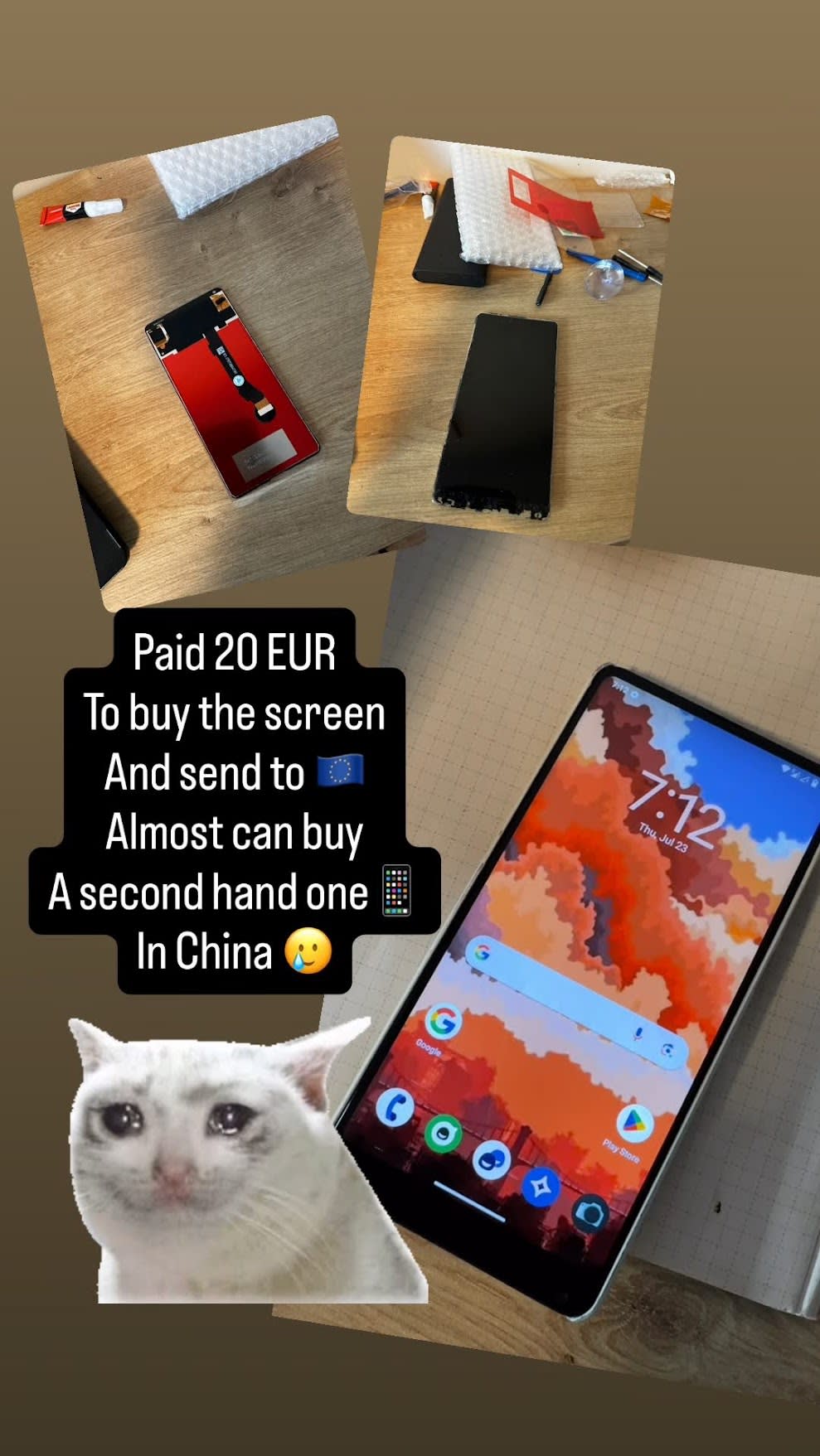 Phone fixed