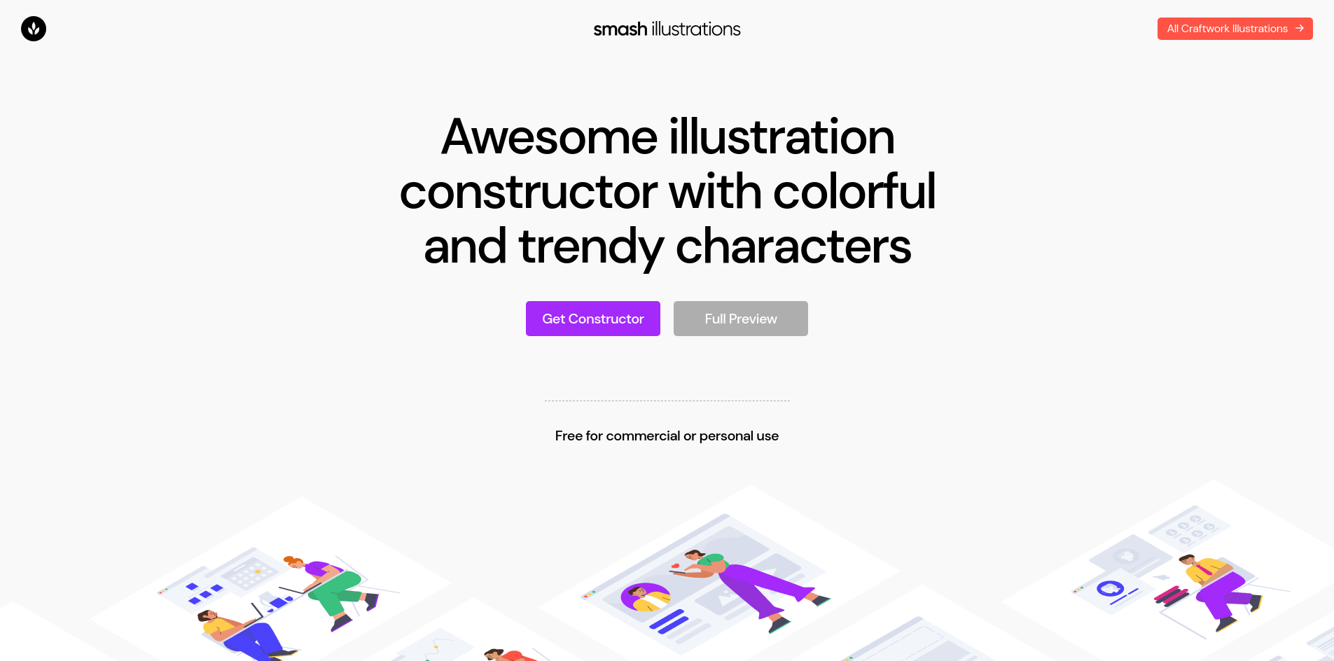 Smash landing page