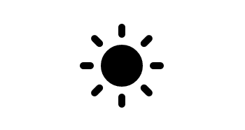 Sun icon