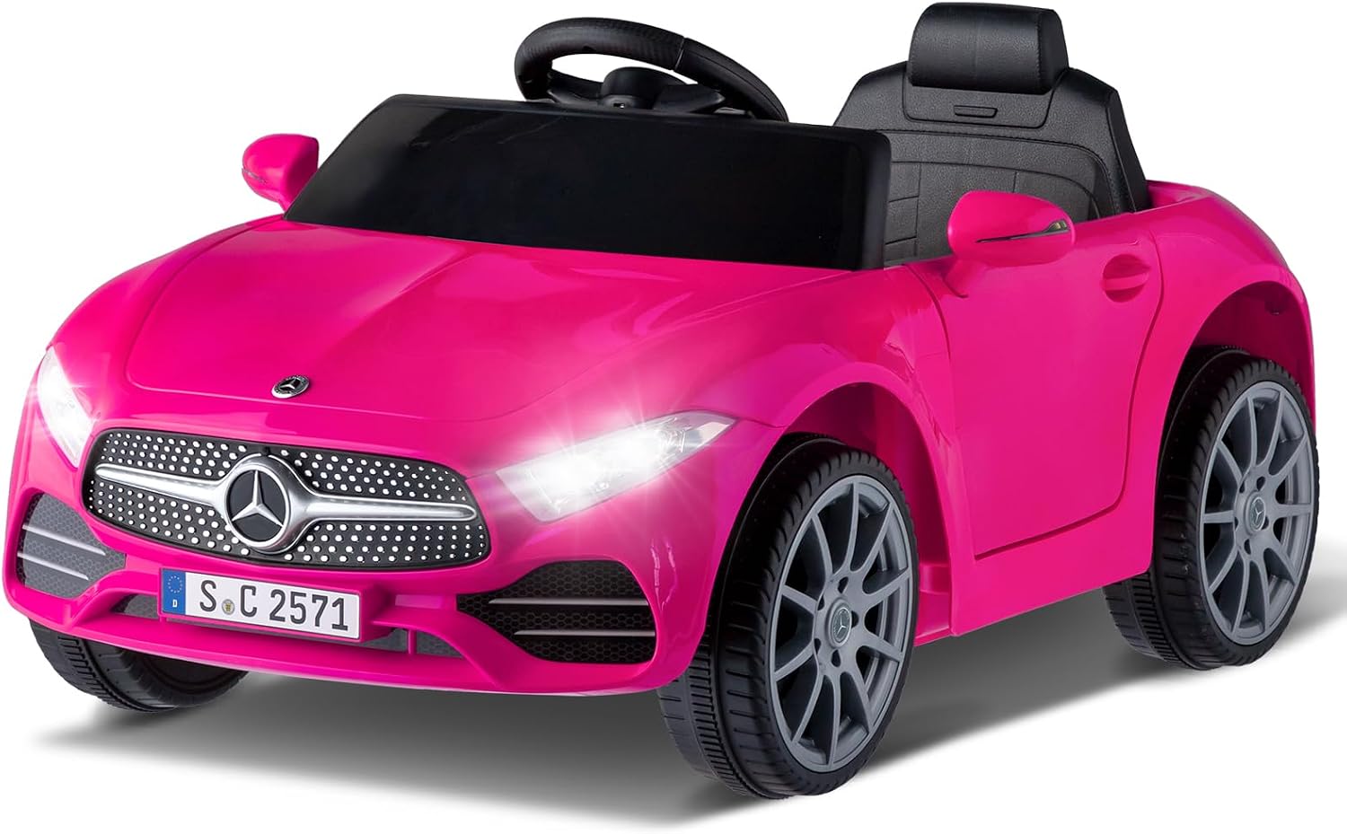 LALAHO Porsche electric ride‑on car for kids 12 V remote control 2.4 GHz — Image 12 of 16