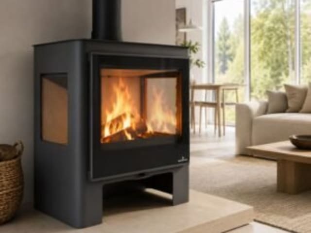 Holzofen 10 kW – 56 cm – Gusseisen — Foto 1