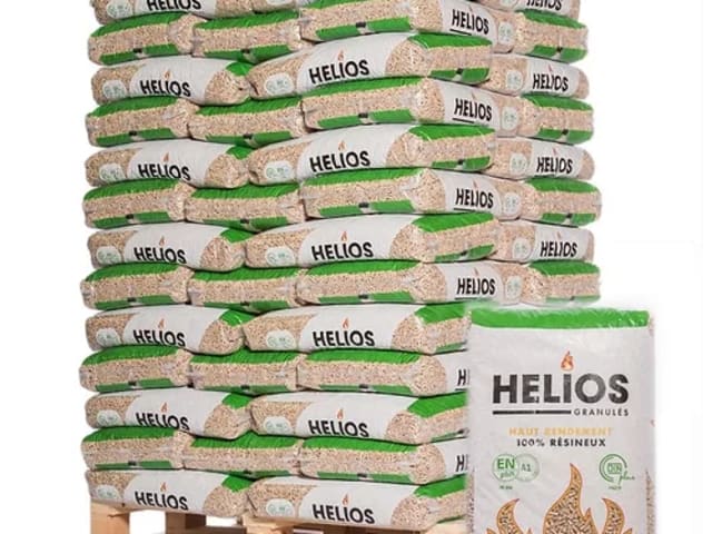 Holzpellets HELIOS – Palette mit 65 Säcken à 15 kg — Foto 1