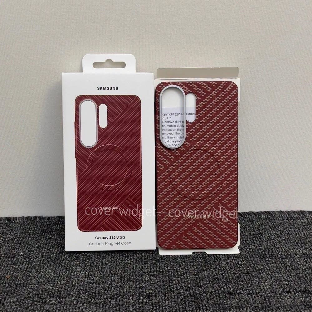 Carbon Magnet Case | Thin Carbon-Synthetic Fiber Cover & Magsafe Compatible Galaxy S26 Ultra